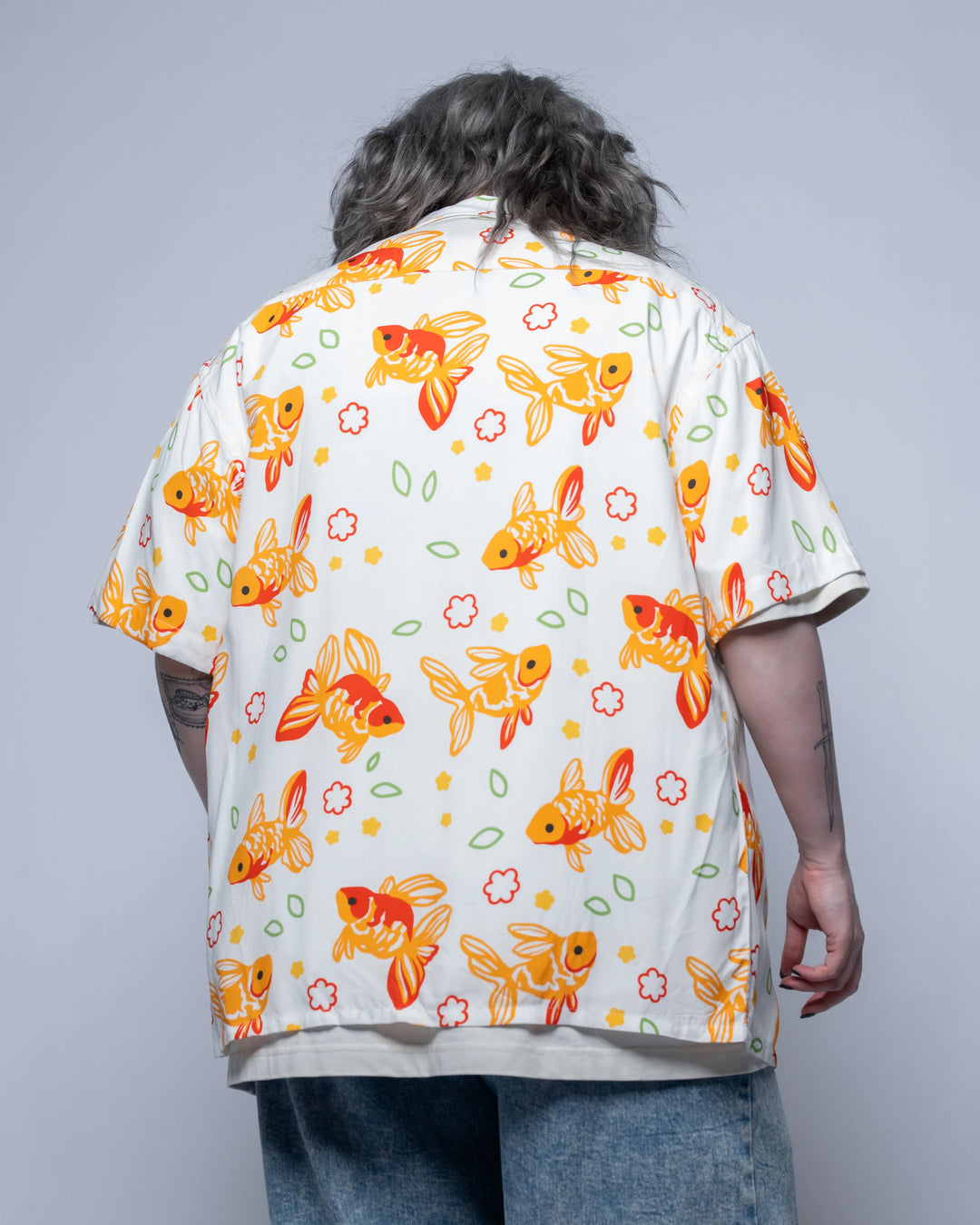 Swimmin' Around Button Up