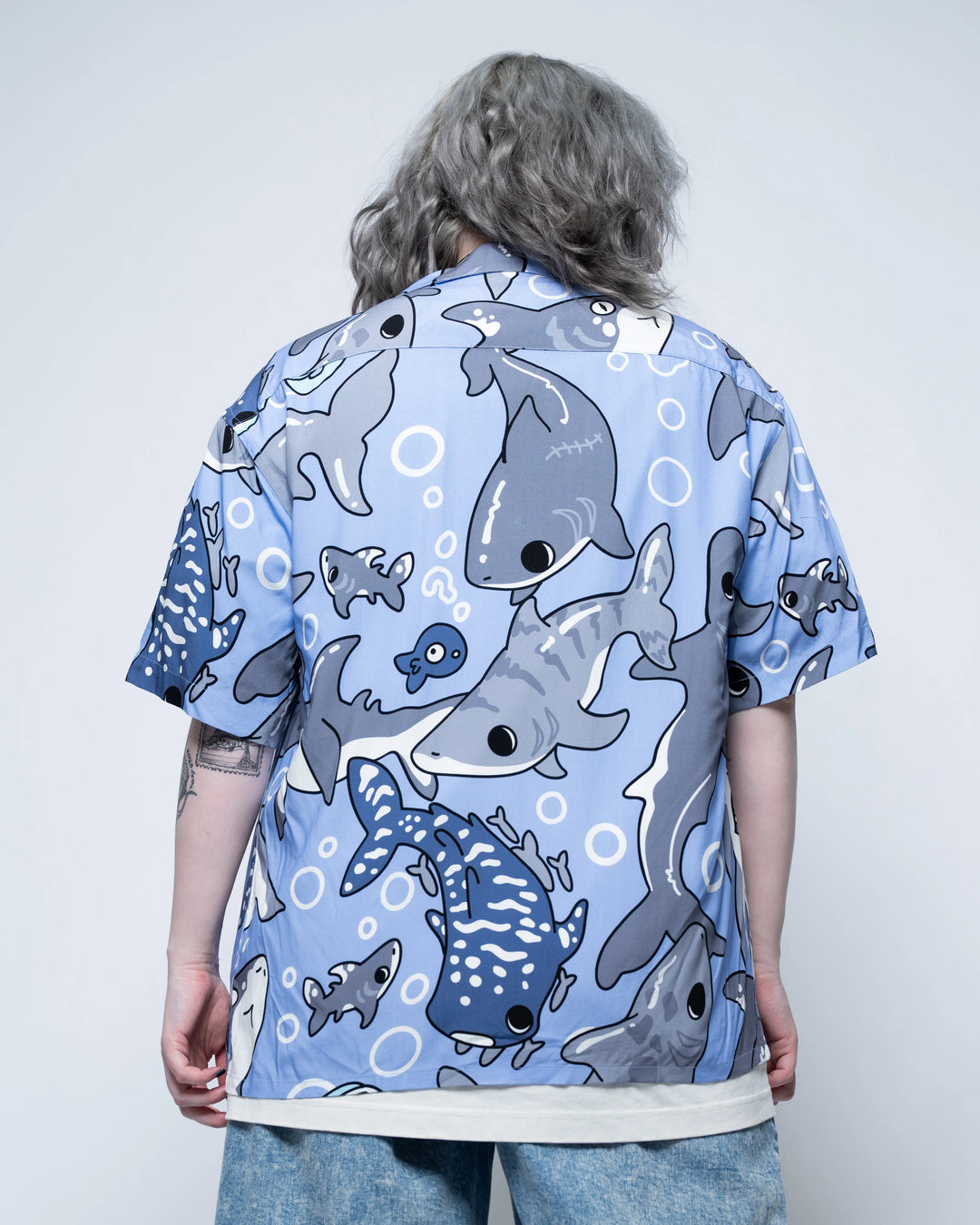 Shark Week Button Up