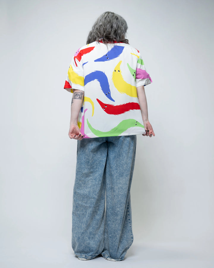 Worm on a String Button Up