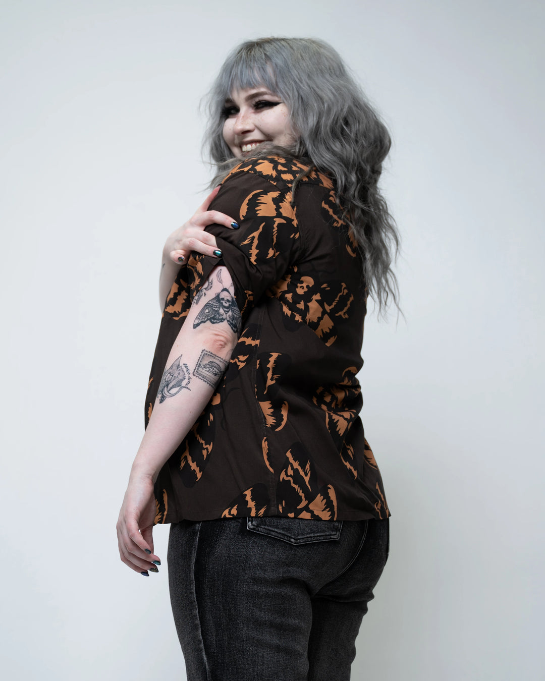 Death's-Head Hawkmoth Button Up