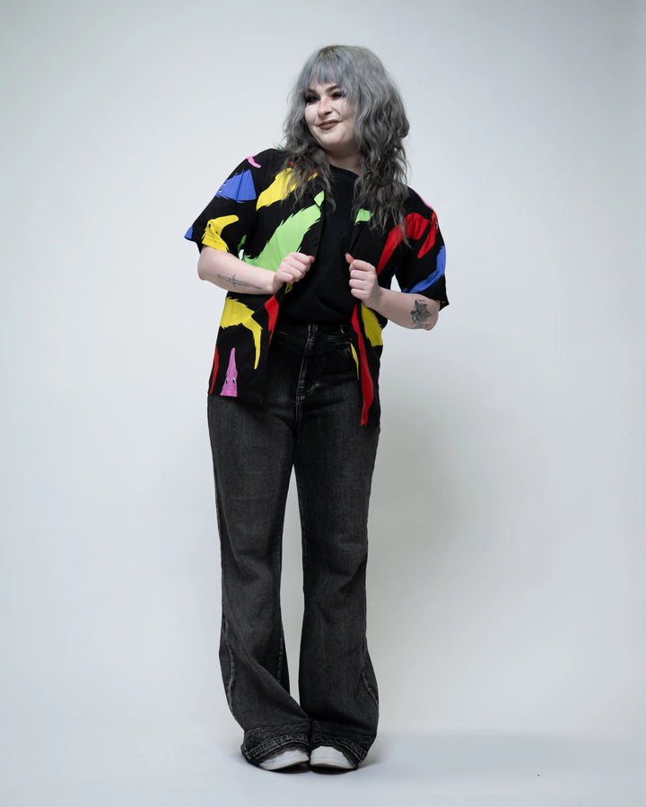 Stringed Worm Button Up