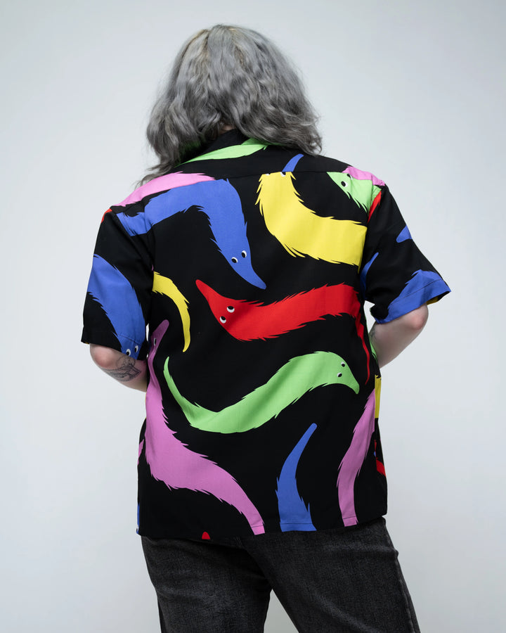Stringed Worm Button Up