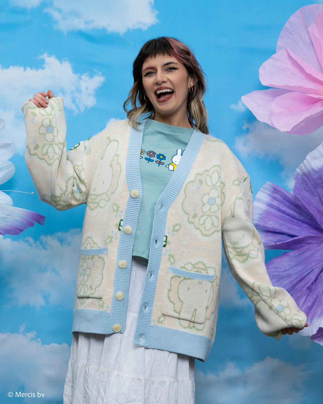Miffy Mosaic Cardigan – Steady Hands Miffy Mosaic Cardigan – Steady Hands