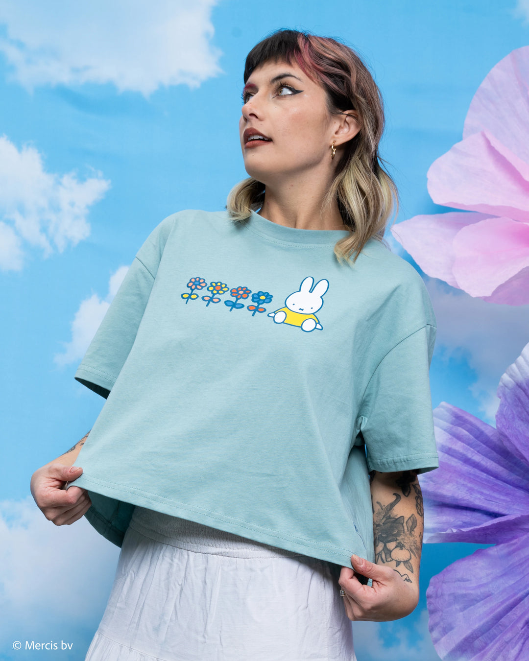 Cropped Miffy Garden Tee