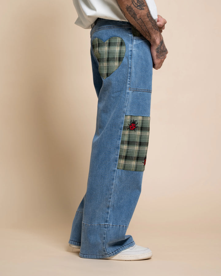 Mackle Bottom Jeans