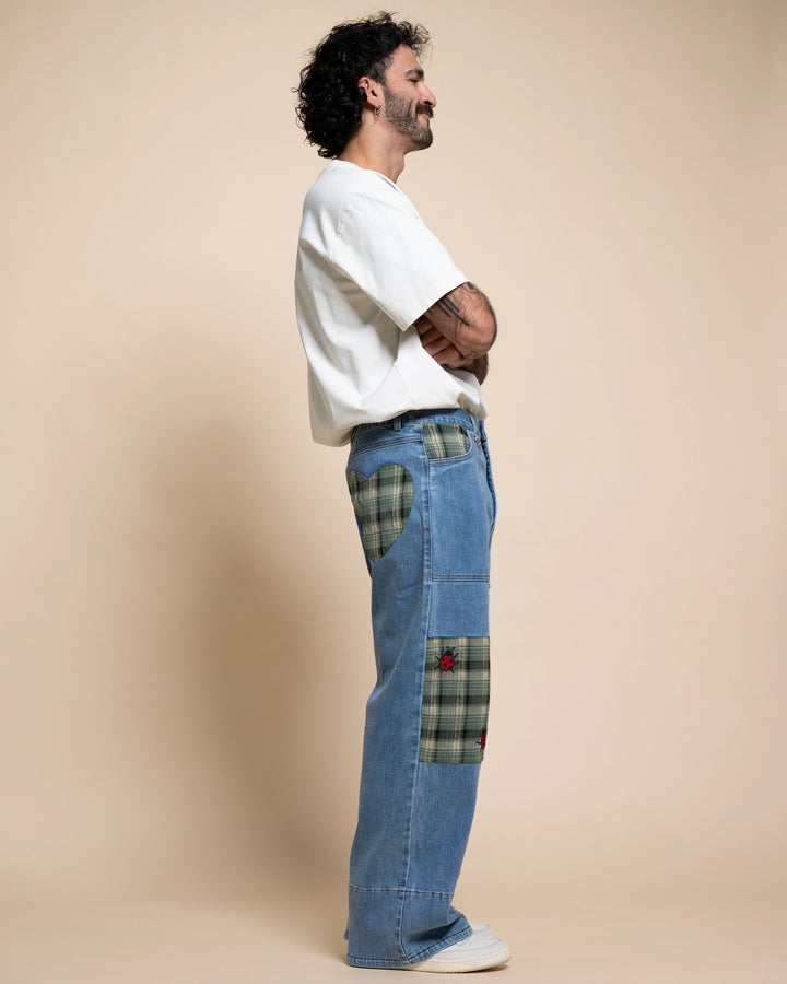 Mackle Bottom Jeans