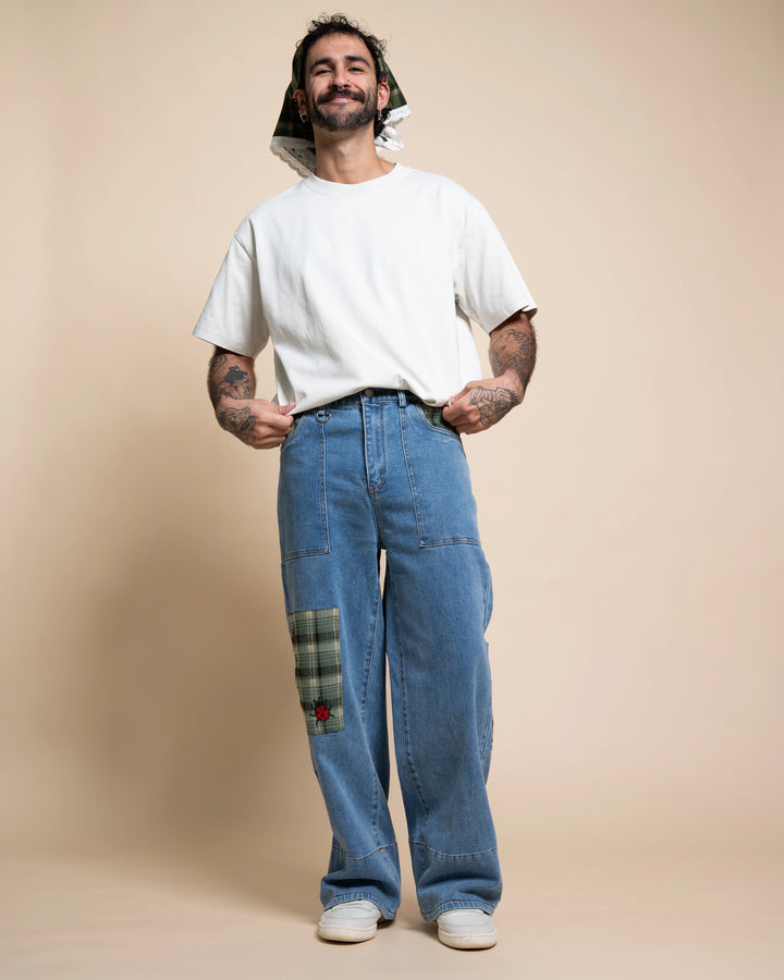 Mackle Bottom Jeans