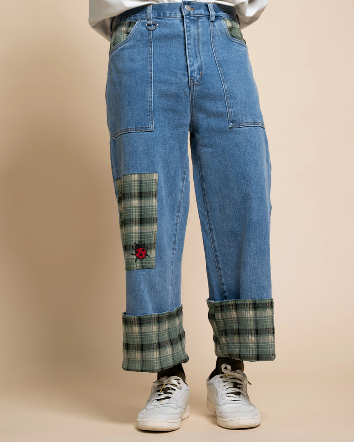 Mackle Bottom Jeans