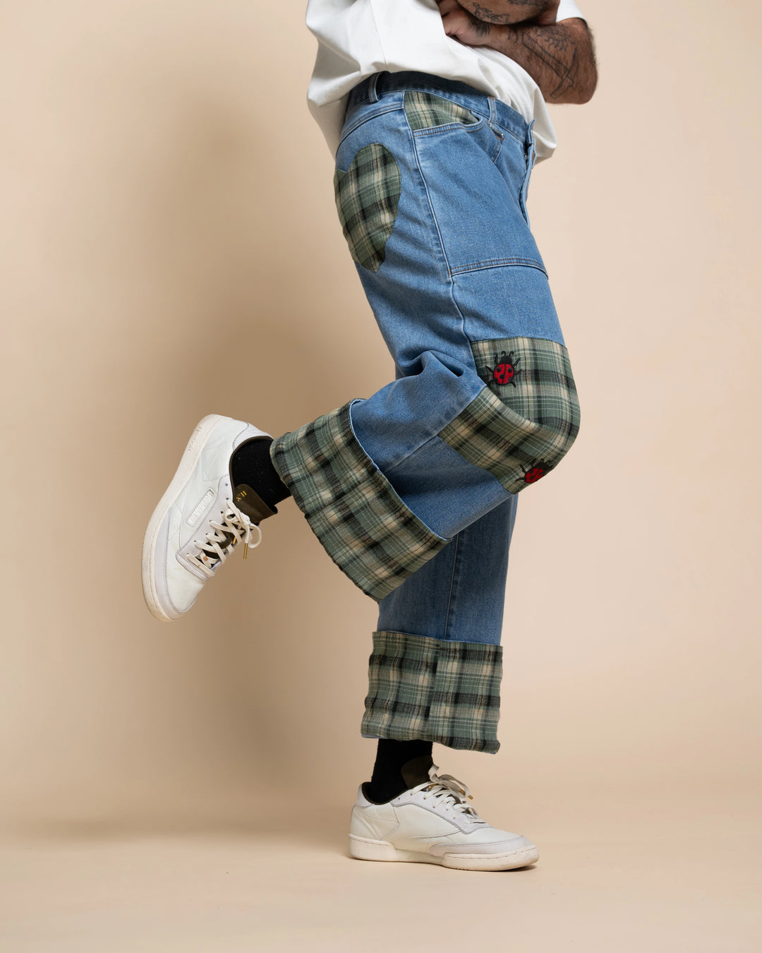 Mackle Bottom Jeans
