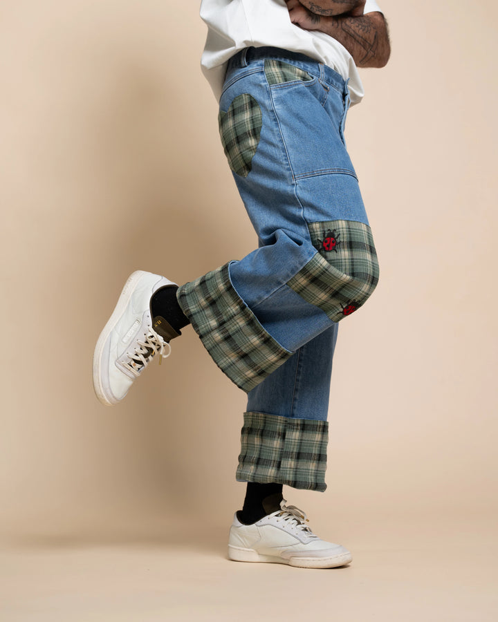 Mackle Bottom Jeans