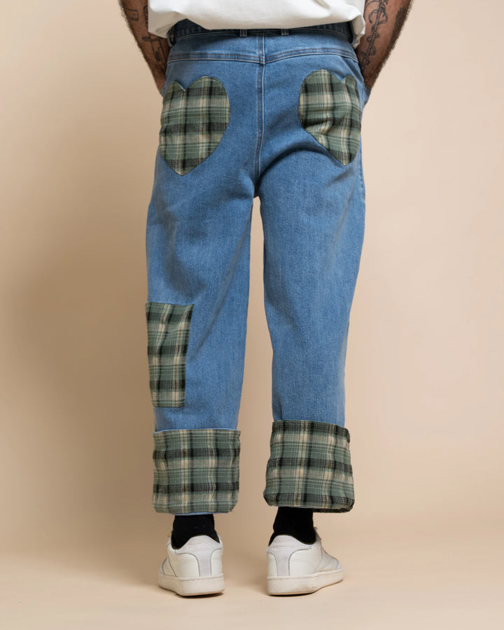 Mackle Bottom Jeans