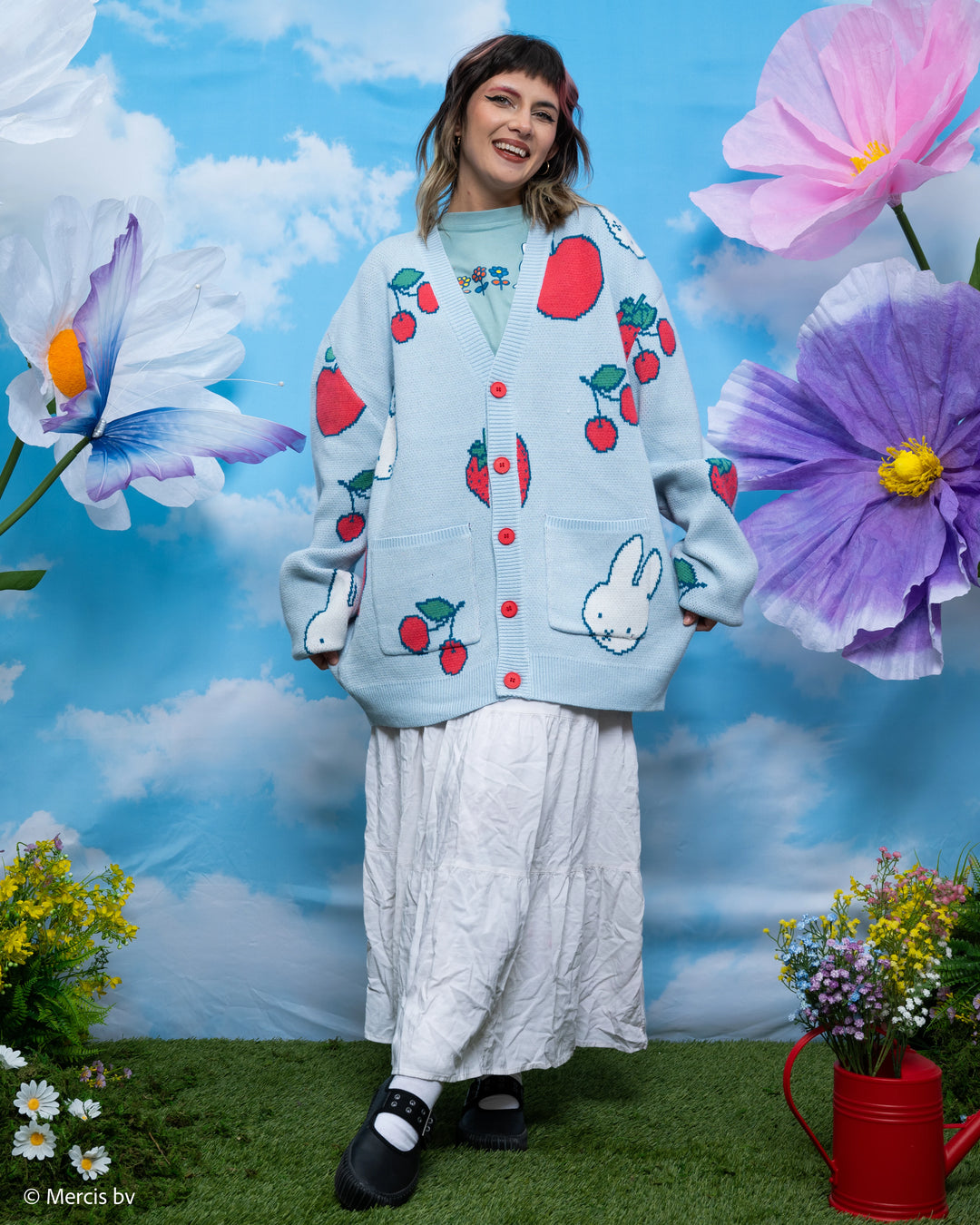 Miffy Strawberry Cardigan – Steady Hands Miffy Strawberry Cardigan – Steady Hands