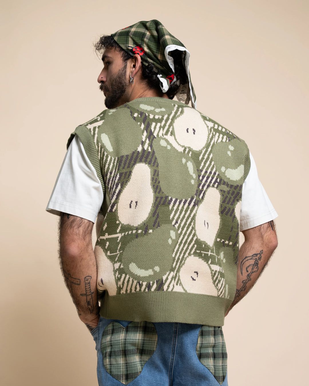 Plaid Pear Vest