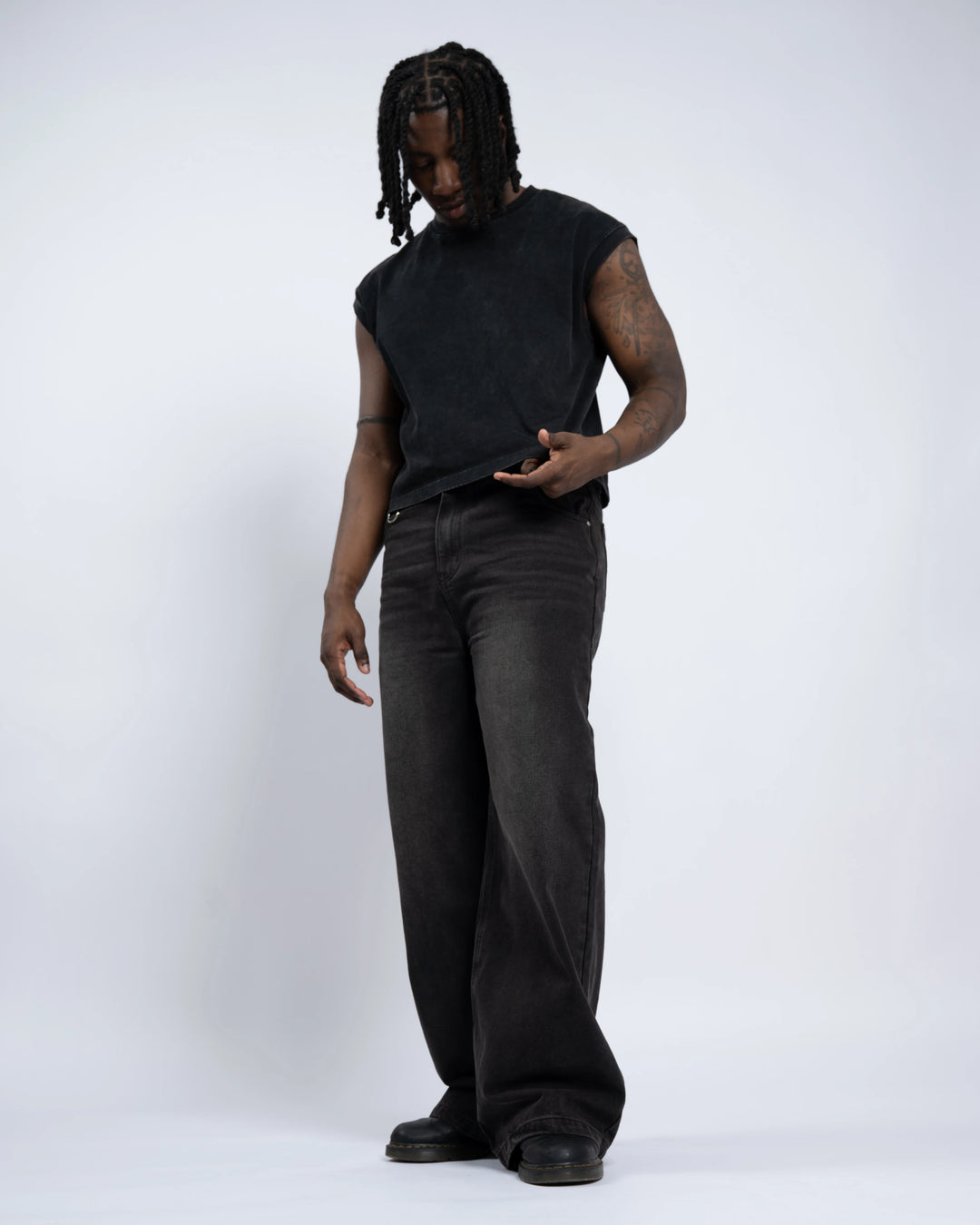 Black Washed Tank