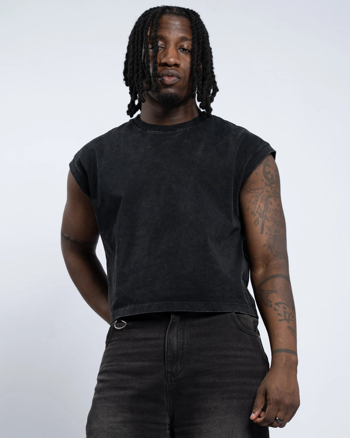 Black Washed Tank