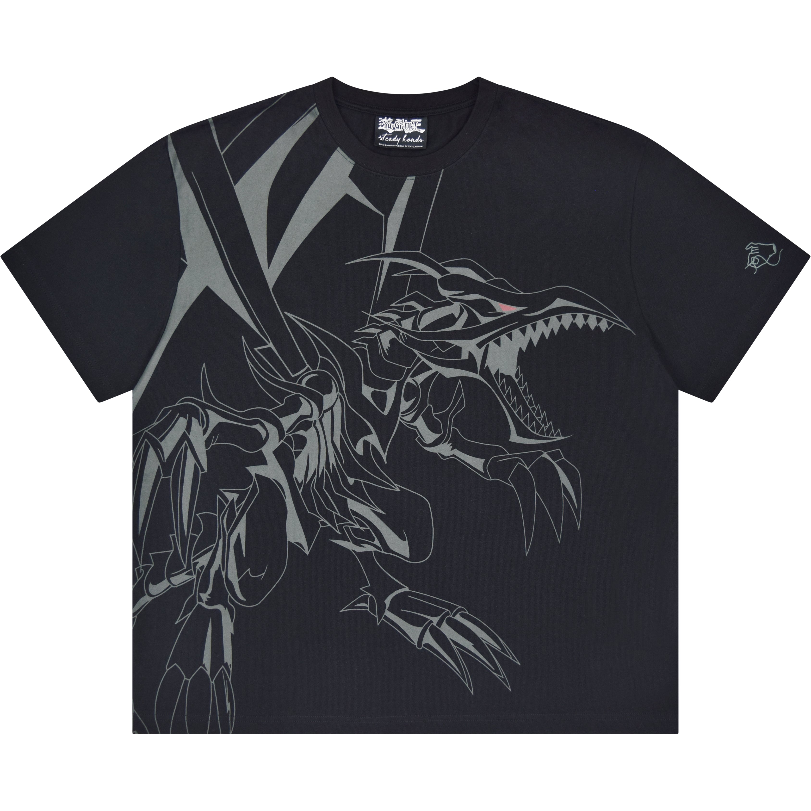 Red-Eyes Front Print Tee – Steady Hands