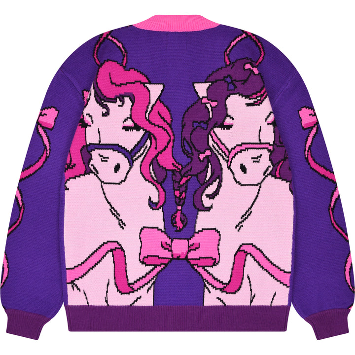 Ribbon Horse Cardigan