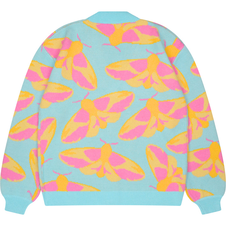 Rosy Maple Moth Cardigan