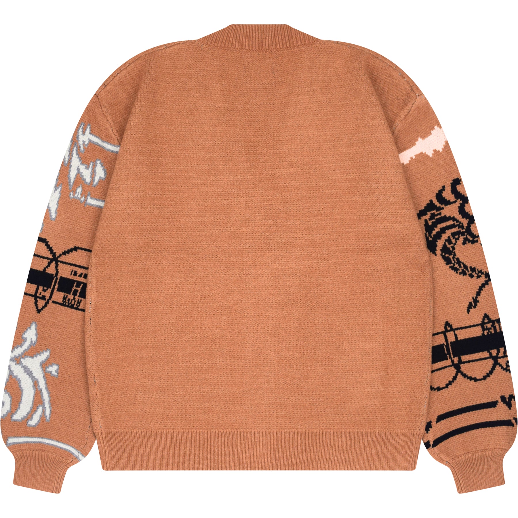 ザ*ー様 Ape EMBROIDERY SHAGGY KNITCARDIGAN ANIMAL SHAGGY KNIT CARDIGAN