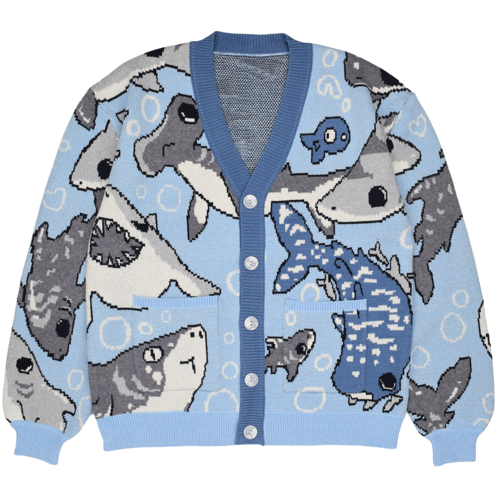 Shark Week Cardigan Steady Hands Shark week cardigan steady hands