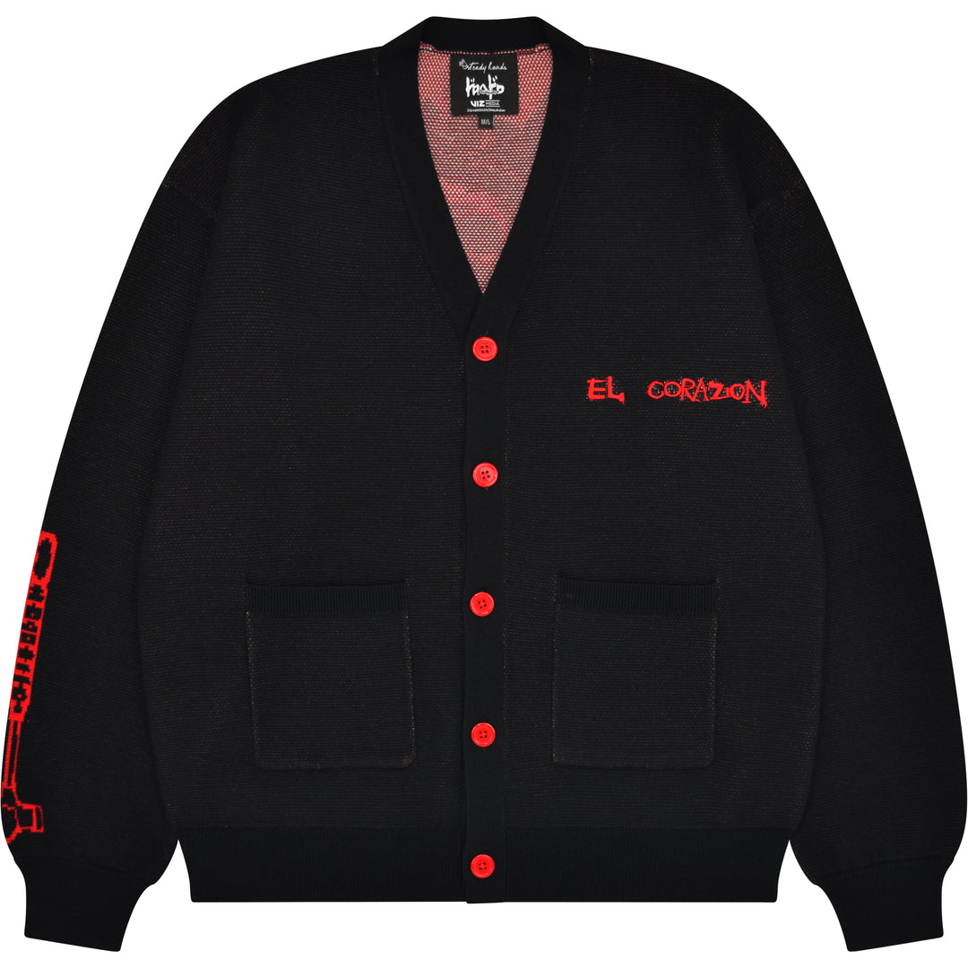 Shin Mask Cardigan