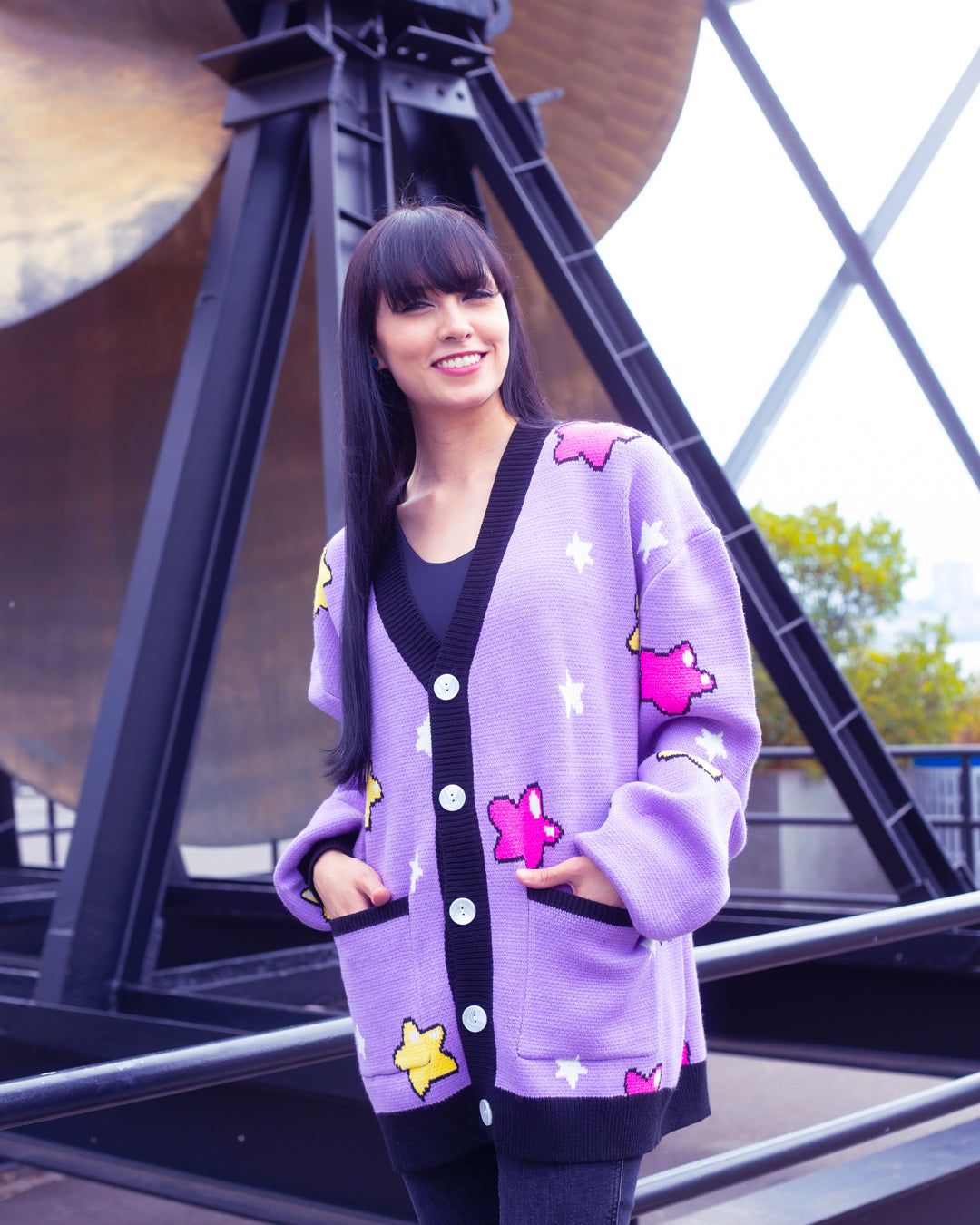 Space Cat Cardigan