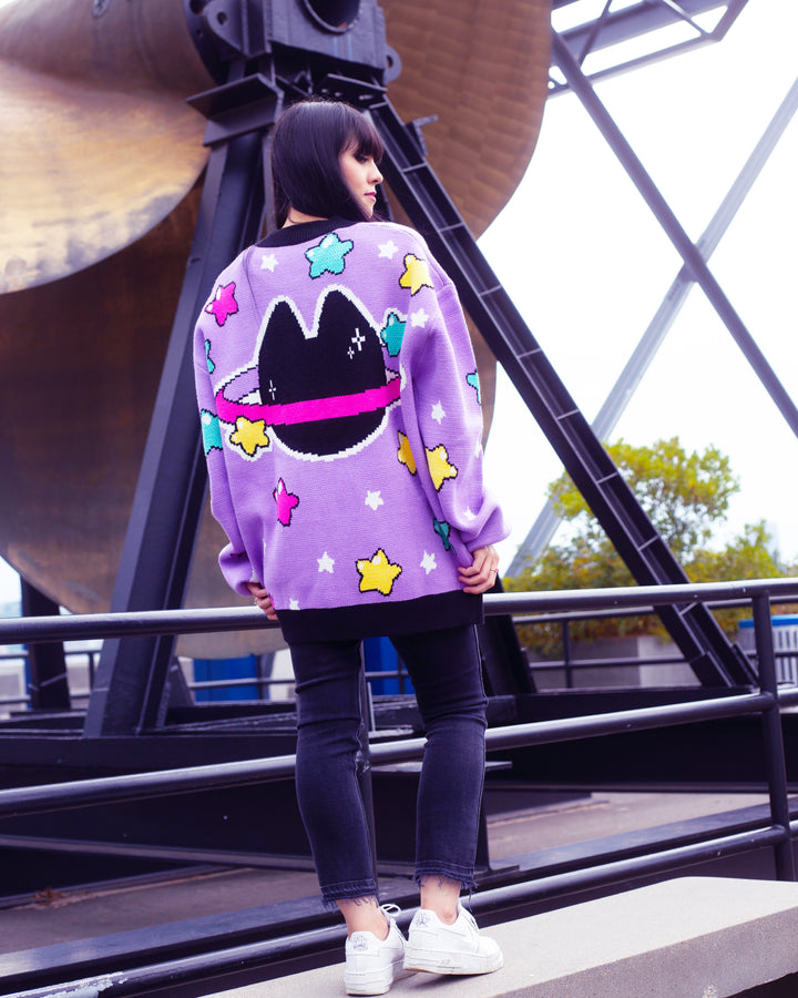 Space Cat Cardigan