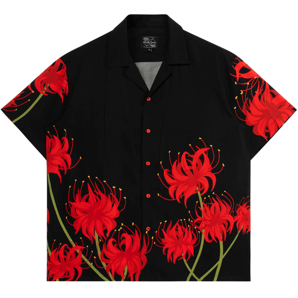 【YELLOW】Spider lily aloha shirt SUN SURF - S/S RAYON HAWAIIAN SHIRT - SPIDER LILY - SS39619