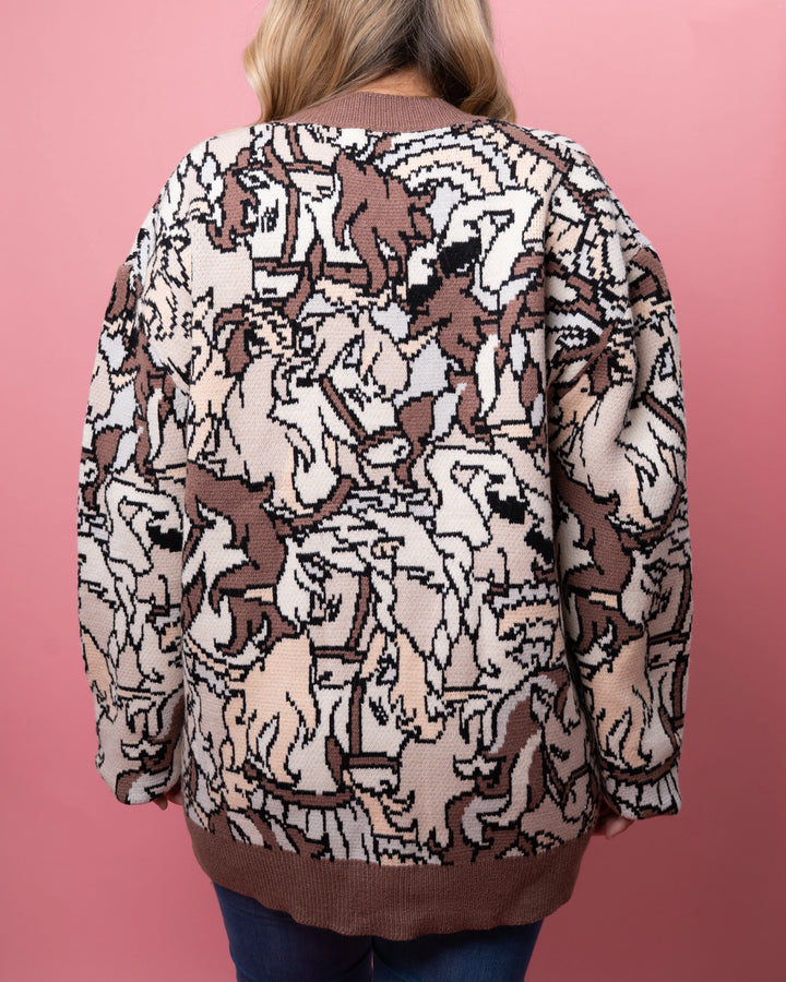Unicorn on the Cob Cardigan