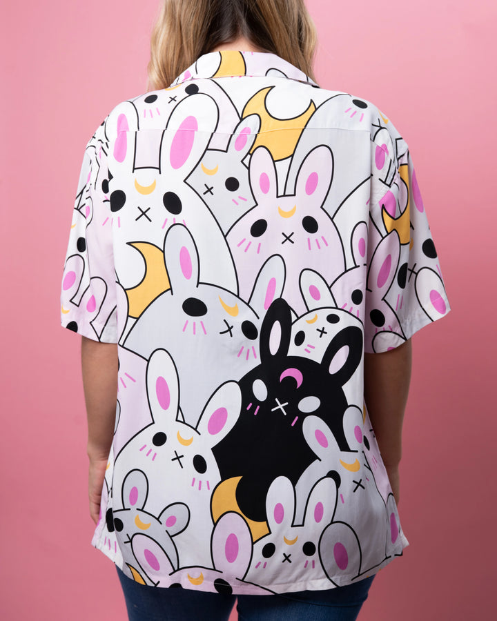 Moon Bunny Button Up