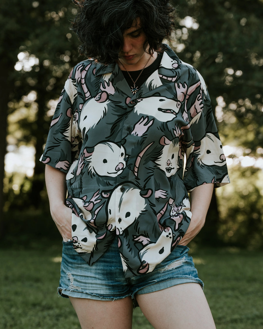 All the Possum-bilities Button Up