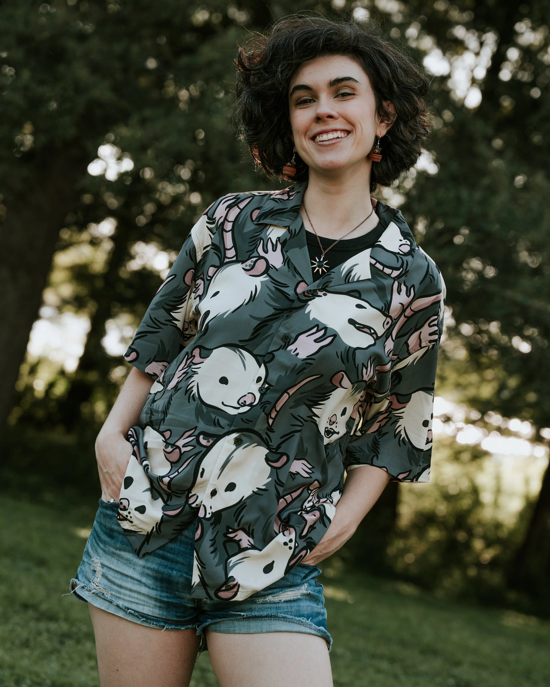 All the Possum-bilities Button Up