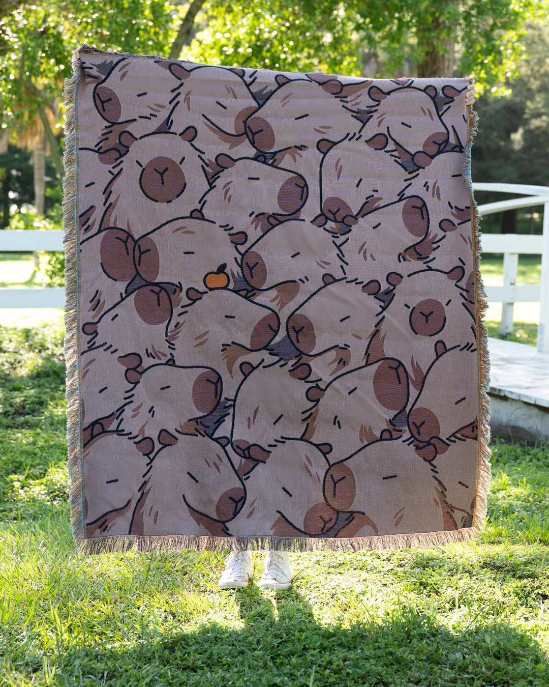 Capybara With Me Blanket