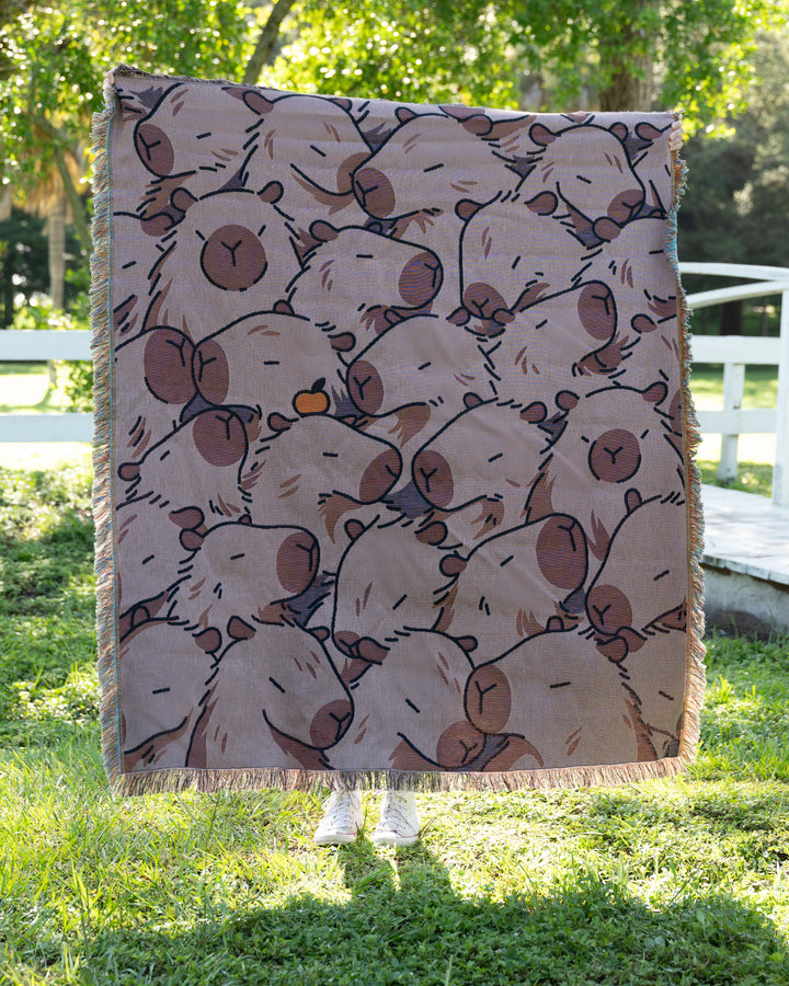 Capybara With Me Blanket