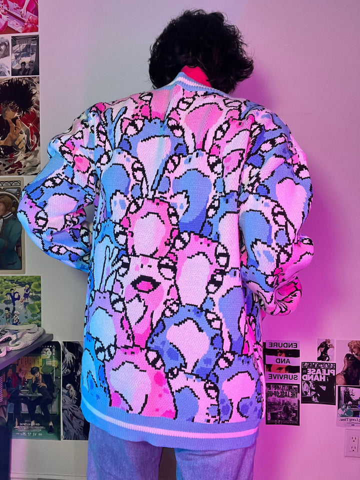 Trans Frog Cardigan