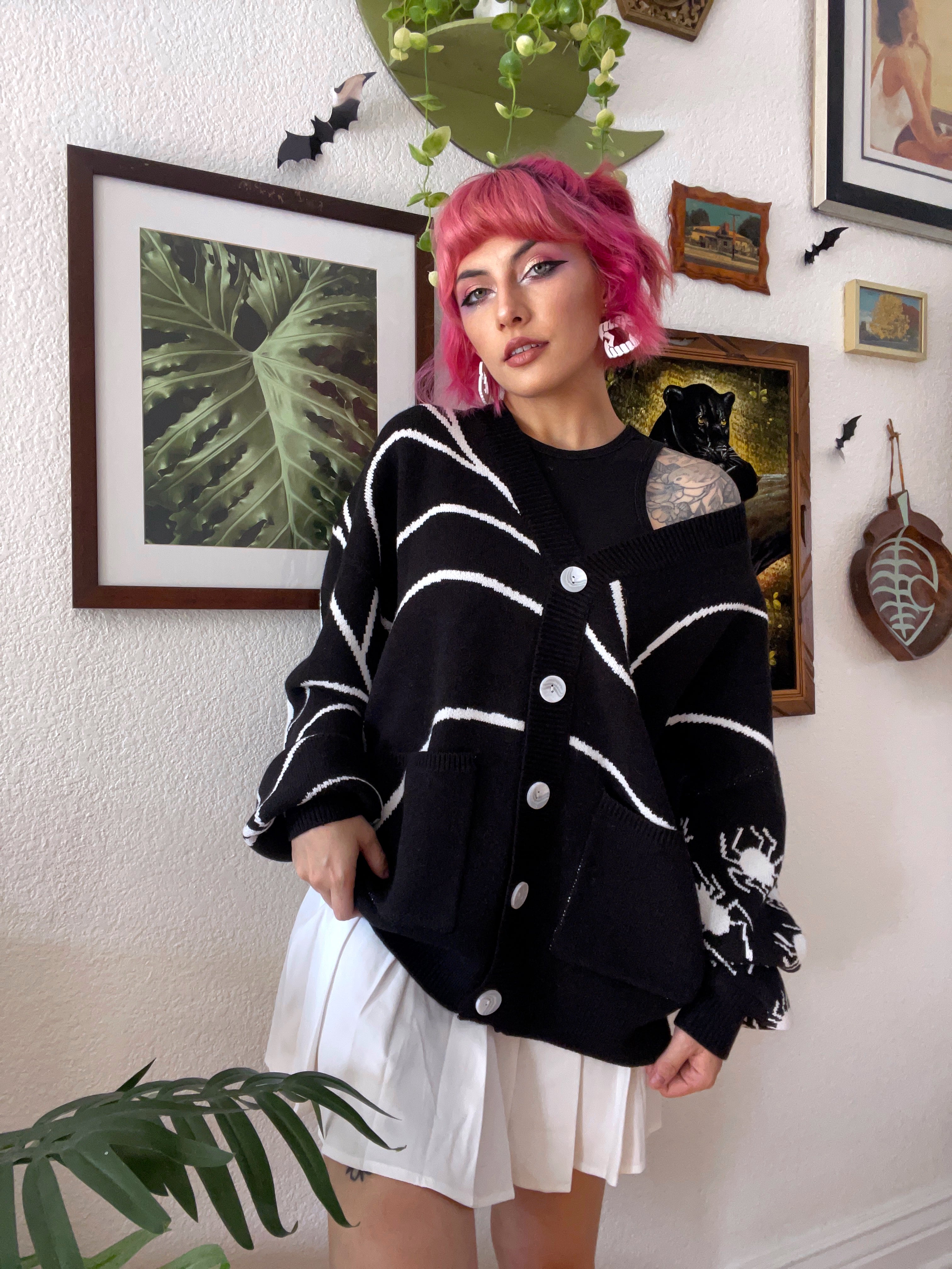 Arachnophobia Cardigan – Steady Hands