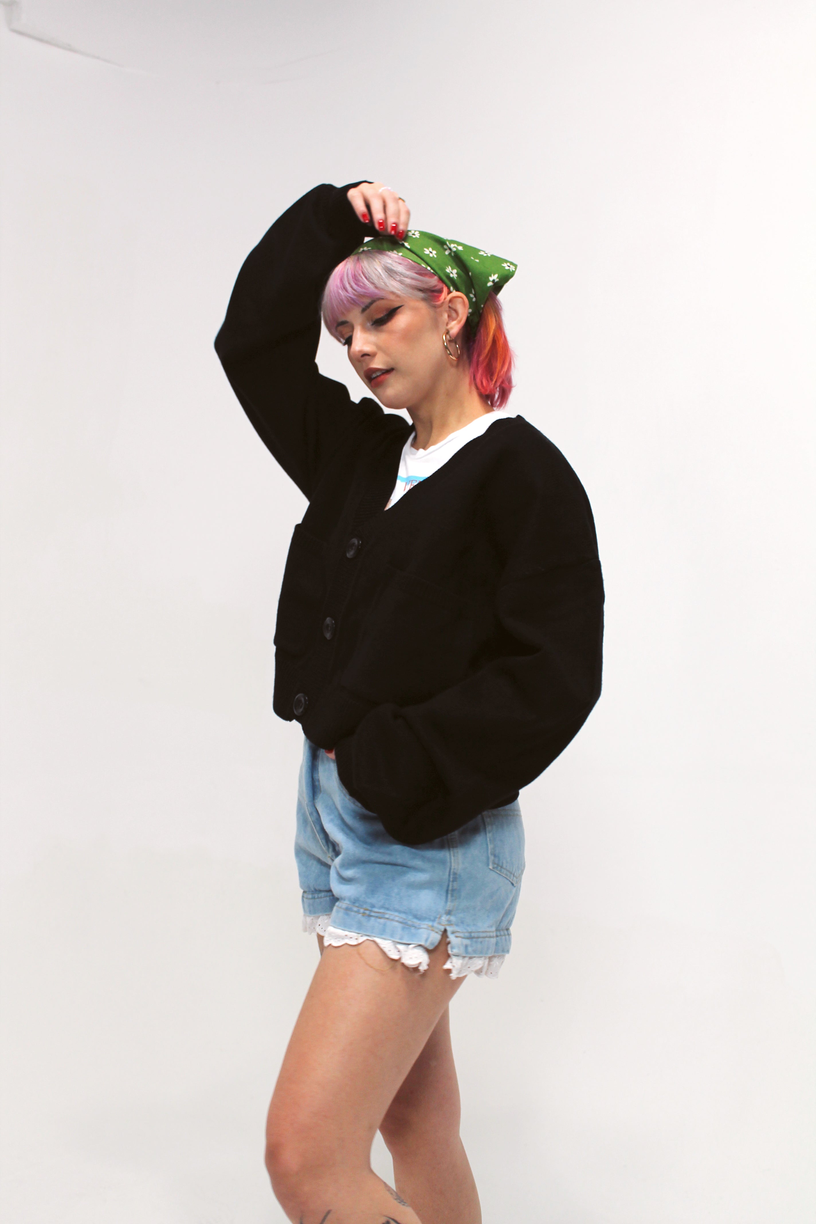 Cropped Advanced Darkness Cardigan – Steady Hands