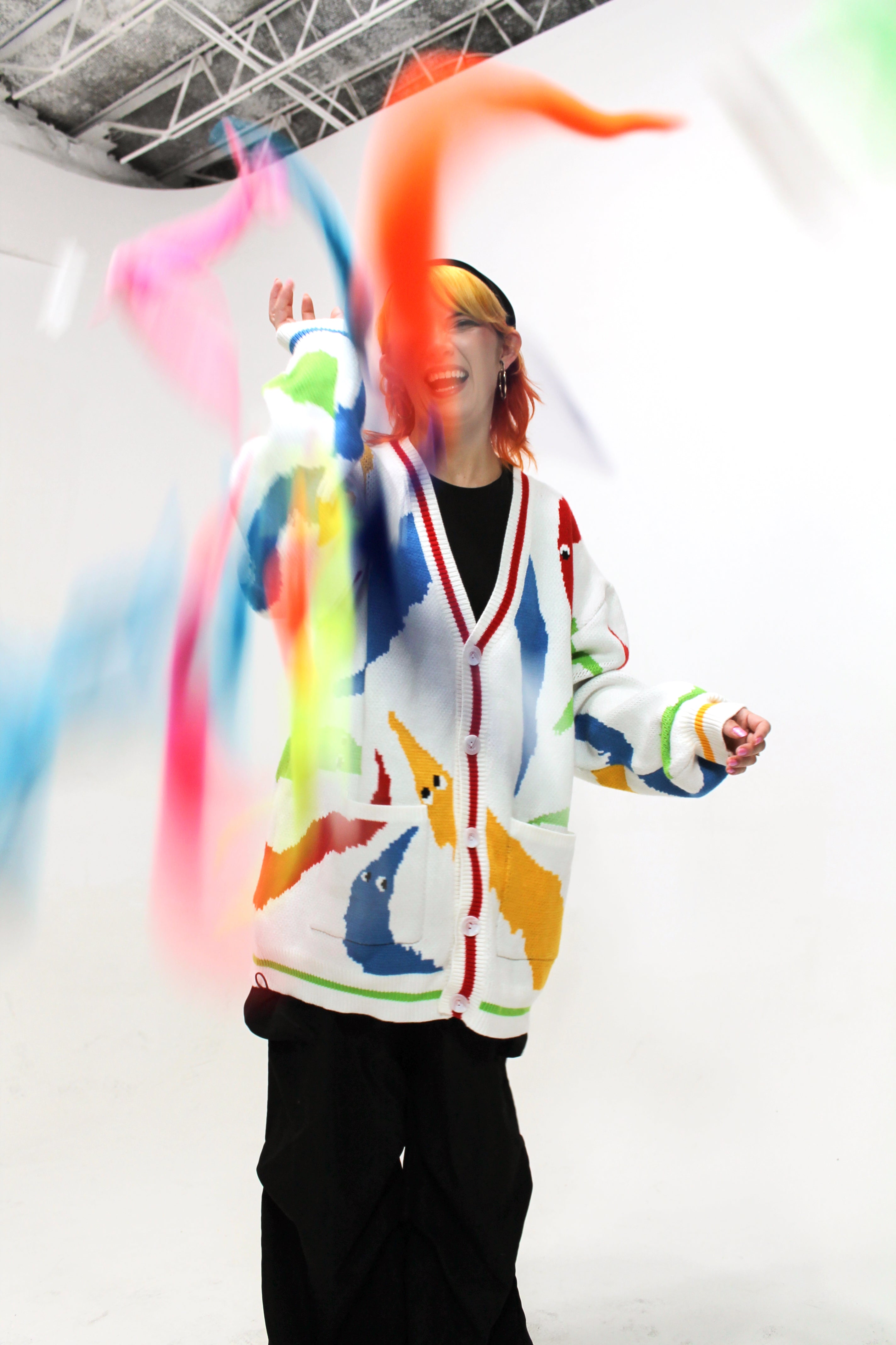 Worm on a String Cardigan – Steady Hands