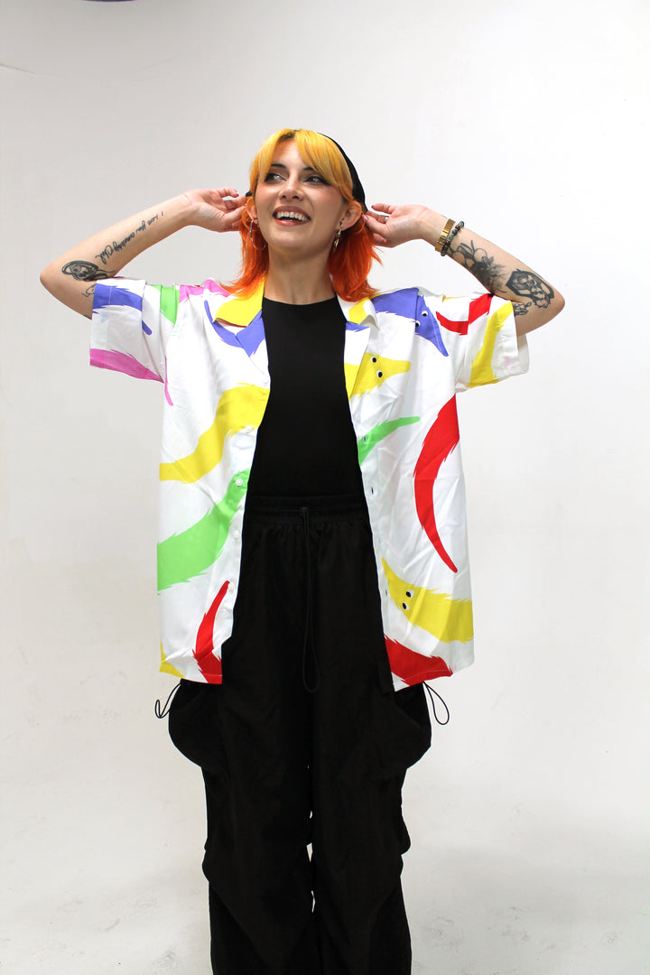 Worm on a String Button Up