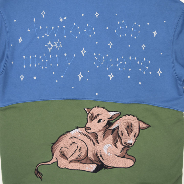 Twice as Many Stars Zip Up Hoodie