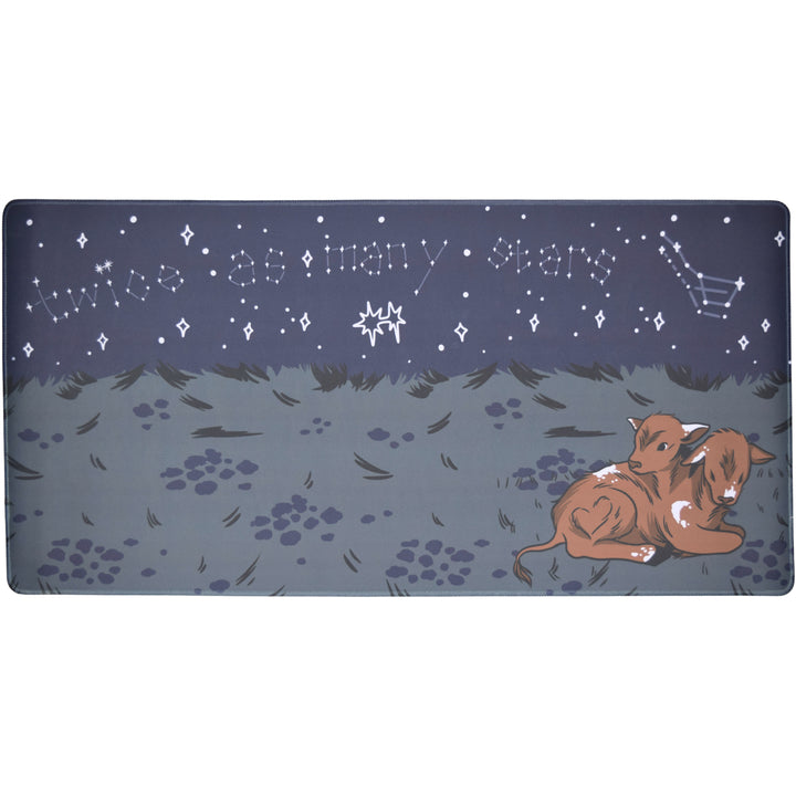 Twice as Many Stars Desk Mat