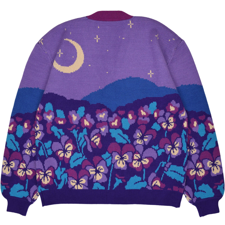 Violet Floral Cardigan