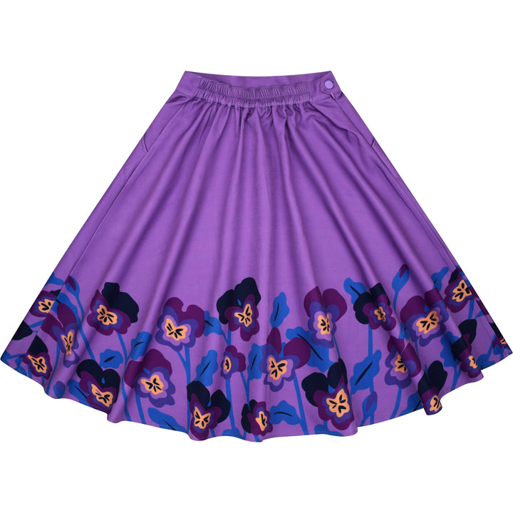 Violet Flower Skirt