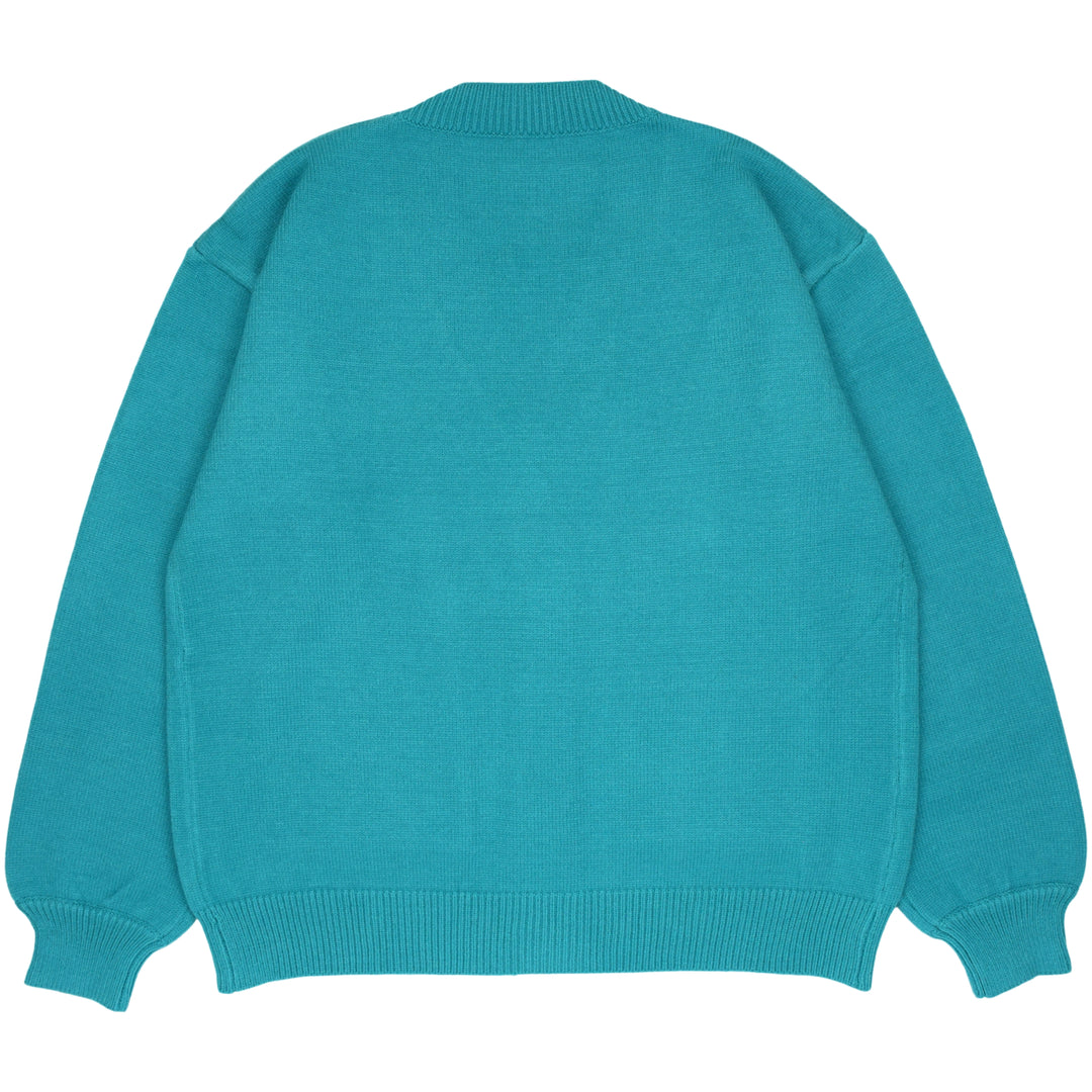 What's the TEAL with Airline Food Cardigan