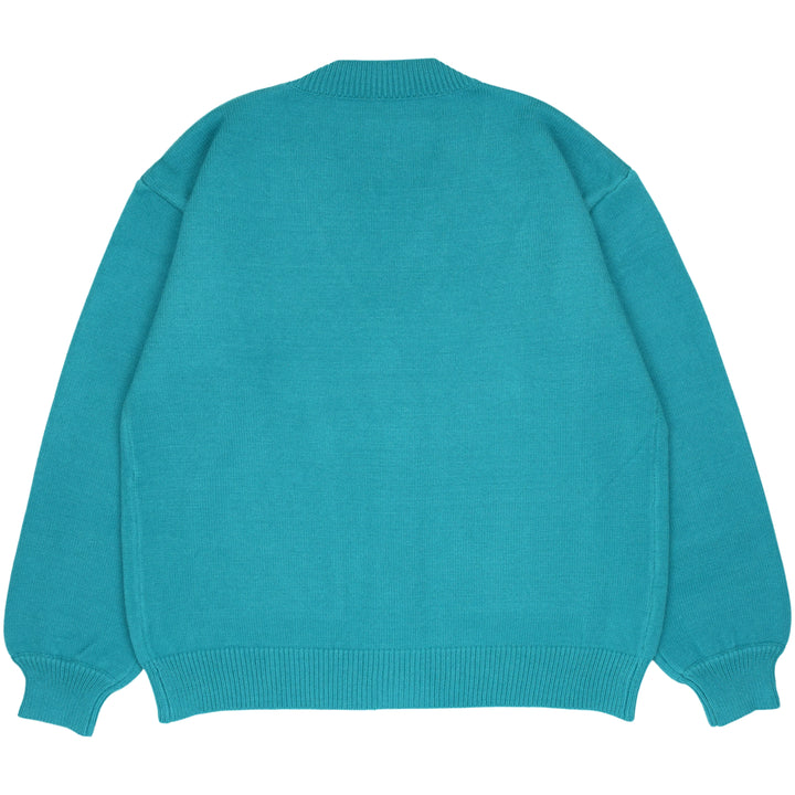 What's the TEAL with Airline Food Cardigan