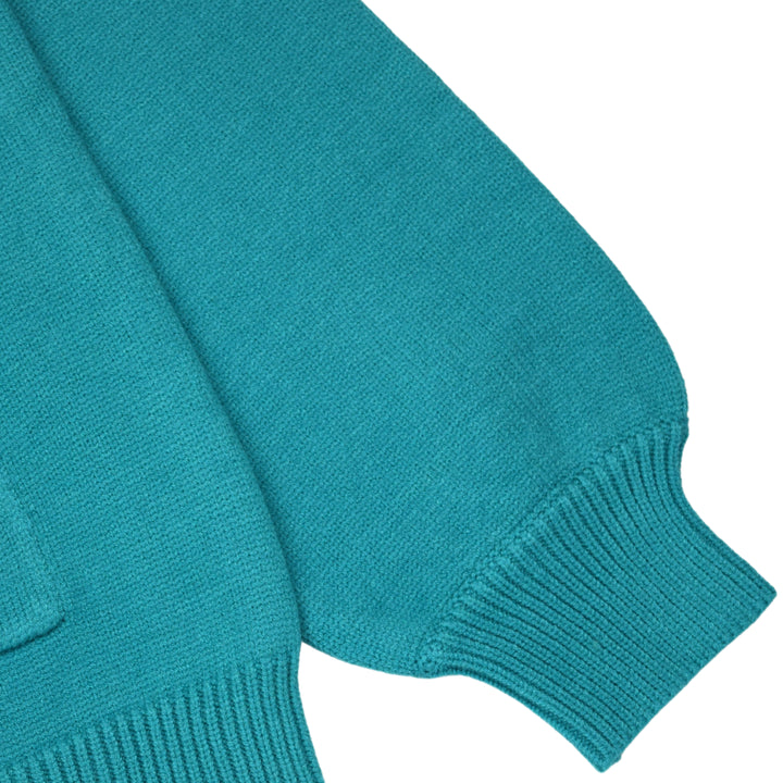 What's the TEAL with Airline Food Cardigan
