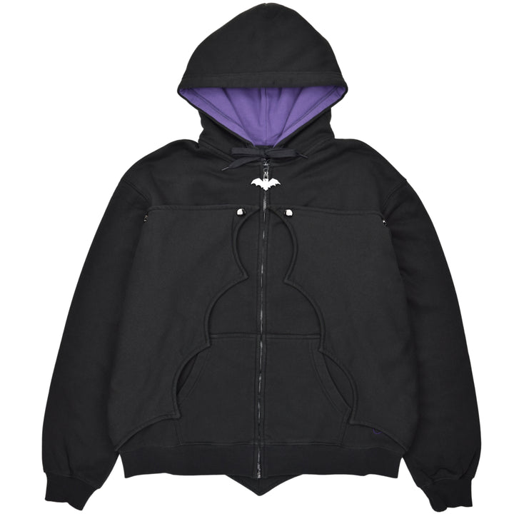 Bat Wing Zip Up Hoodie