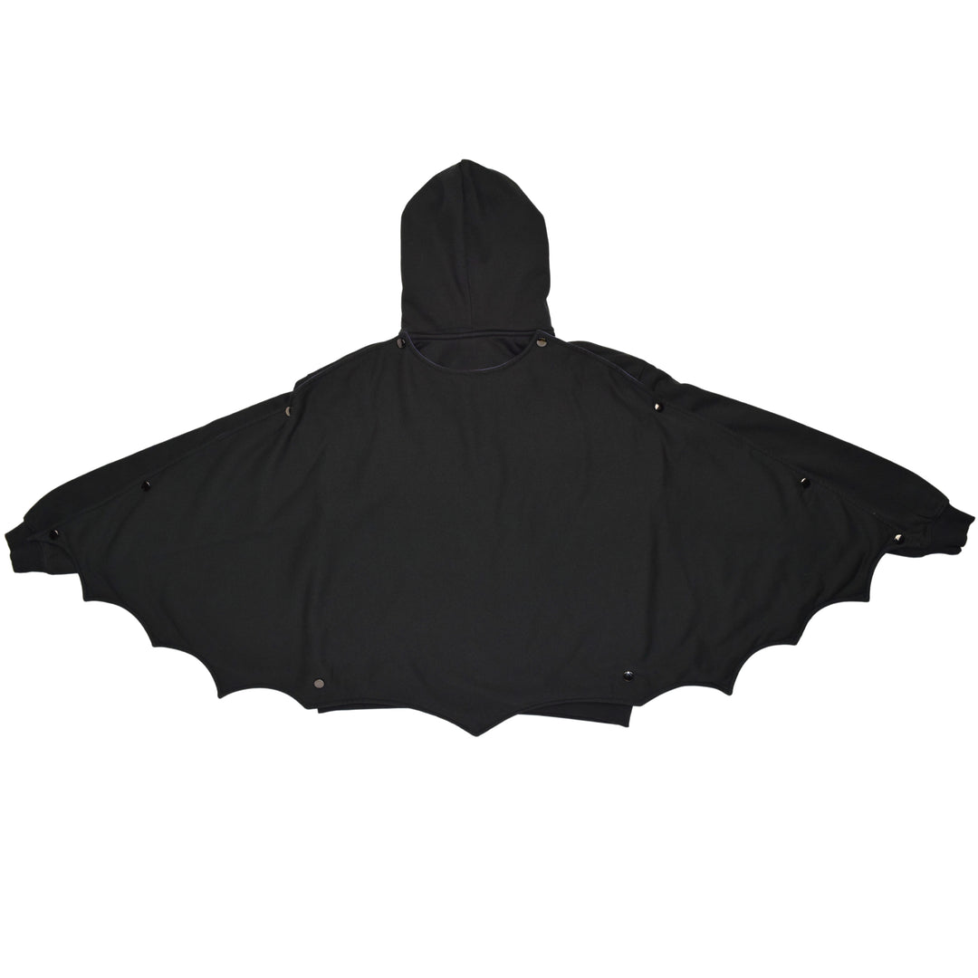 Bat Wing Zip Up Hoodie