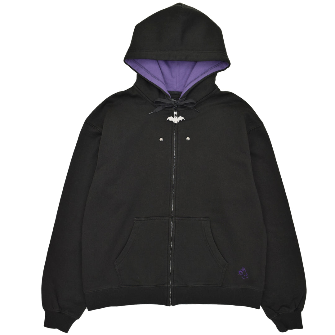 Bat Wing Zip Up Hoodie