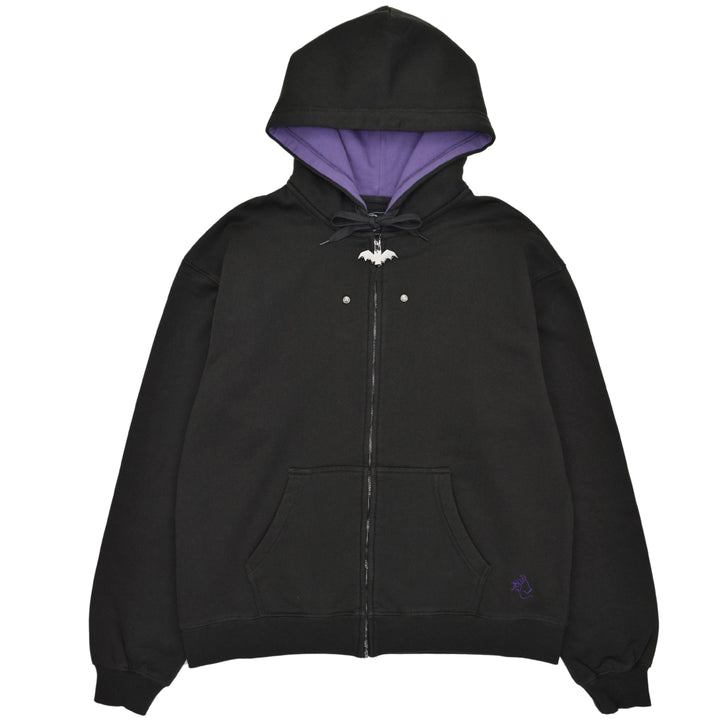 Bat Wing Zip Up Hoodie